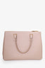 Prada Beige Saffiano Leather Large 'Galleria' Tote with Strap