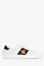 Gucci White/Green Web Bee 'Ace' Sneakers Size 7 (Mens)