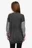 Stella McCartney Grey Wool Printed Sweater Size 38