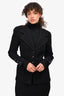 Pre-Loved Chanel™ Vintage Black Trim Detailed Blazer + Skirt Set Est. S-M (As Is)