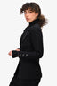 Pre-Loved Chanel™ Vintage Black Trim Detailed Blazer + Skirt Set Est. S-M (As Is)