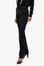 Altuzarra Black Belted Straight Legged Pants Size 36