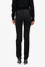 Altuzarra Black Belted Straight Legged Pants Size 36