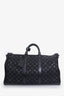 Louis Vuitton 2020 Black Monogram Light Up Keepall Bandouliere 50 Bag