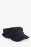 Prada Black Wool Newsboy Hat Size Large