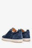 Christian Louboutin Navy Suede Leather Rantulow Sneakers Size 42 Mens