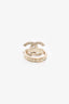 Pre-Loved Chanel™ Gold Tone CC Logo Ring