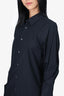 Jil Sander Black/White Polka Dot Shirt Size 39 Mens