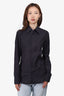 Maison Margiela Navy Printed Shirt Size 38