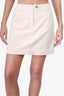 Adriano Goldschmied Cream Corduroy Skirt Size 23