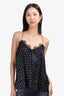 Cami NYC Black Polka-Dot Tank Size Small