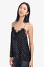 Cami NYC Black Polka-Dot Tank Size Small