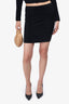 Alexander Wang Black Velour Skirt Size XS