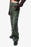 AFRM Green Faux Leather Cargo Pants Size 23