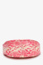 By Far White/Pink Snake Print Crush Bag