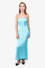 Michael Costello x Revolve Blue Satin Dress Size XX-Small