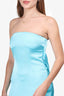 Michael Costello x Revolve Blue Satin Dress Size XX-Small