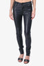 Mackage Black Leather 'Peppa' Pant Size 2