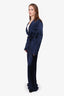 Sablyn Navy Silk Top and Pant Set Size XS