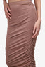 L'Agence Bronze Ruched Skirt Size Est. Size XS