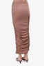 L'Agence Bronze Ruched Skirt Size Est. Size XS