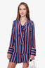 Alice + Olivia Blue/Red Striped Short Set Size XS/0