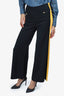 Smythe Black/Yellow Striped Pants Size 0