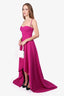 Greta Constantine Purple High-Low Gown Size X-Small