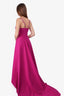 Greta Constantine Purple High-Low Gown Size X-Small