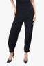 Nina Ricci Black Cuffed Pants Size 36 'As Is'