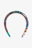 Hermès Blue/Multicoloured Silk Headband