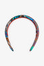 Hermès Blue/Multicoloured Silk Headband