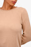 Vince Tan Cashmere Crewneck Sweater Size M