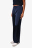 St. John Navy Straight Legged Pants Size 4 US