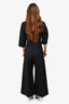 Gucci 2020 Black Leather Key Hole One Piece Jumpsuit Size 40