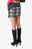 Marissa Webb Black Plaid Skirt Size 2