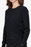 3.1 Phillip Lim Black Sweater with Mohair Size XS