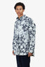 Louis Vuitton 2019 White/Blue Oversize Dorothy in the Poppies Printed Denim Jacket Size S Mens