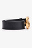 Gucci Black Leather GG Marmont Belt Size 70 (As Is)