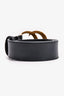 Gucci Black Leather GG Marmont Belt Size 70 (As Is)