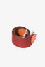 Hermès 2010 Orange Clemence Leather Kelly Retourne 35 Top Handle with Canvas Strap