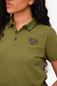 Burberry London Olive Green Polo Top Size 14Y