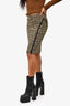 Balmain Black/Gold Tweed Pencil Skirt Size 44