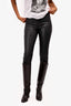 Vince Black Leather Skinny Legged Pants Size XS