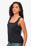 Max Mara Black Vest Top Size XL