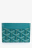 Goyard Green Leather 'Saint-Sulpice' Card Holder