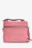 Miu Miu Pink Goatskin Leather Madras Top Handle with Strap