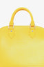 Louis Vuitton 2012 Yellow Epi Leather Alma PM Top Handle