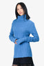 Jacquemus Blue La Maille Sofia Turtleneck Sweater Size 40