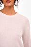 Equipment Light Pink Cashmere Crewneck Sweater Size S